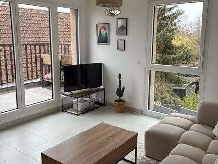 appartement f2 / 47 m² avec balcon  garage et cave – blaesheim