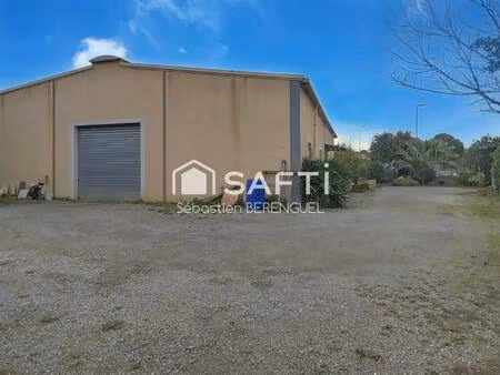 gigean local commercial  bureaux 180m² et maison attenante de 120m²