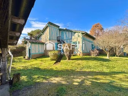 maison pierre/colombage traditionnelle avec dépendance sur grand terrain