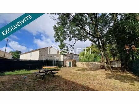 maison avec atelier de 110m² et jardin clos