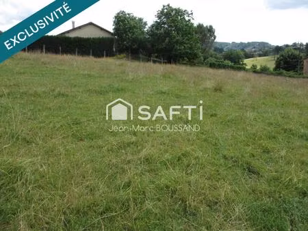 coublanc  terrain à bâtir exposé sud 1876m²