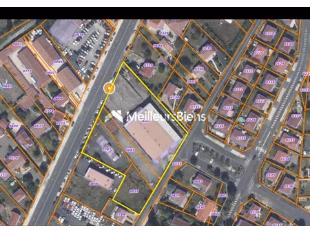 bourges (18) – foncier commercial 6 723 m² avec bâtiment existant 1 200 m² et potentiel d’
