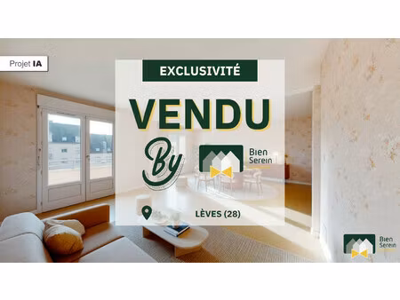 spacieux t3 lumineux avec balcon et garage – lèves !