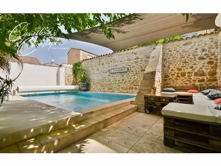 dpt hérault (34)  à vendre à campagnan  maison de maître du xixè siècle - t7 191m² avec co