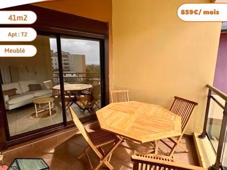 a louer - t2 meuble - montgaillard