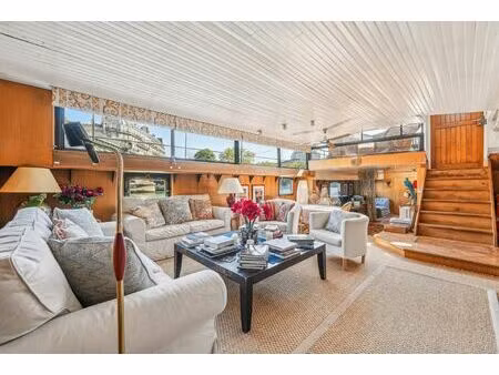 vente péniche de luxe paris 5 5 pièces 210 m² <meta name="description" content="paris 5