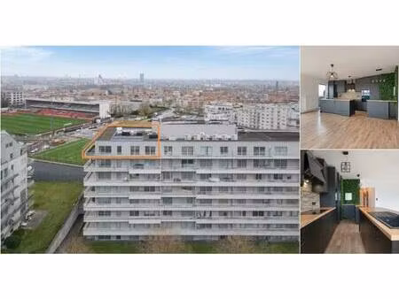 appartement à vendre avec terrasse et 2 chambres   molenbeek-saint-jean (rbv05620)