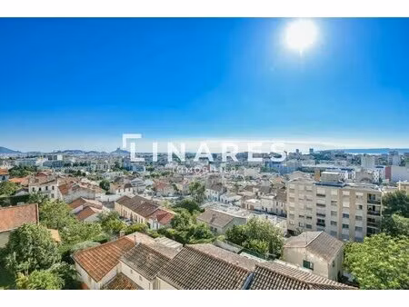 panoramic view - appartement t3 de 77m2 carrez - terrasse 17m2 - 13004