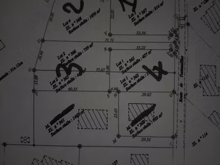 terrain constructibles secteur guerinieres
