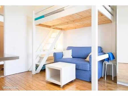 t1 chu clinique st hilaire de 22m2 rénové