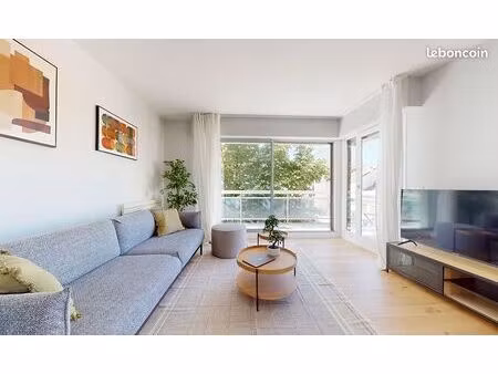 t4 meublé rénové 75m² – annemasse centre (chablais parc) – balcon + parking en option