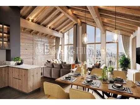 les gets - studio avec une terrasse orientée est aux gets