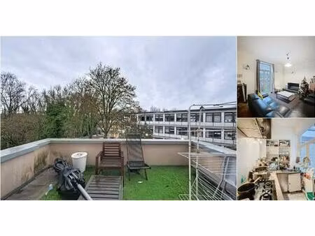 appartement à vendre avec terrasse et 1 chambre   jette (vbd74761)