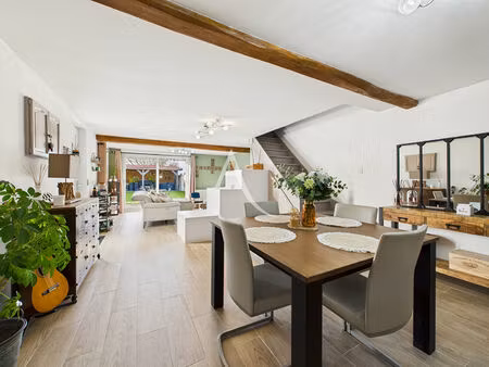 vente maison  96.00m²  houplin