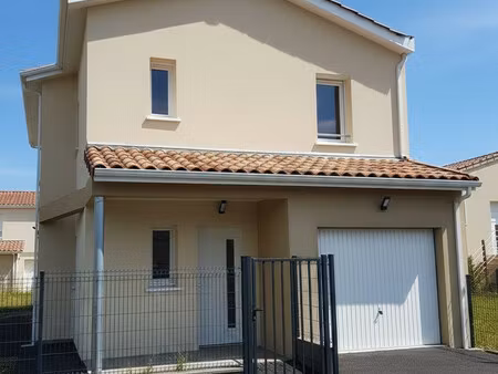 maison t4 de 100m² + garage attenant sur 350m²