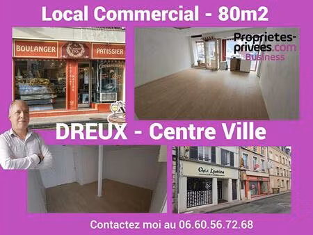 28100 dreux - location local commercial 80 m2