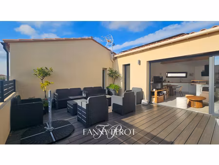 saleilles - maison t4 avec grande terrase  jardin et garage