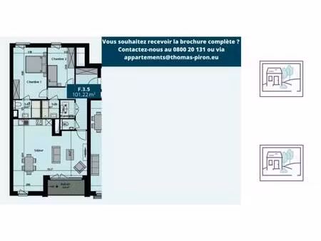 appartement à vendre à rue du premier lanciers 1 namur (vbd74471)