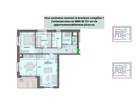 appartement à vendre à rue marguerite depasse 6 charleroi (vbd74438)