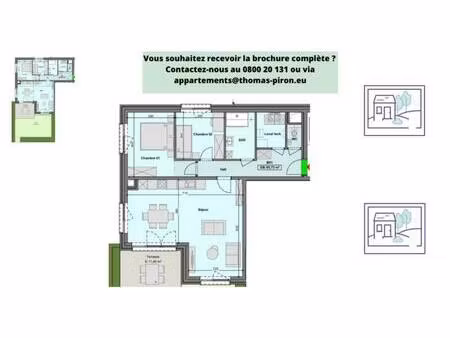 appartement à vendre à rue marguerite depasse 6 charleroi (vbd74444)