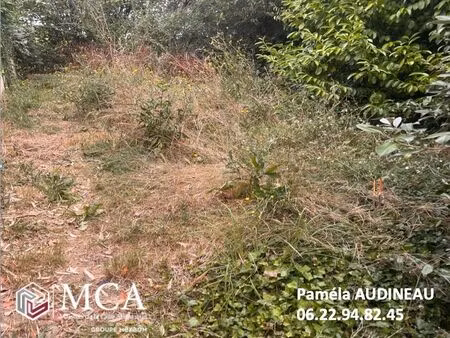 vente terrain 400 m² cadillac-sur-garonne (33410)