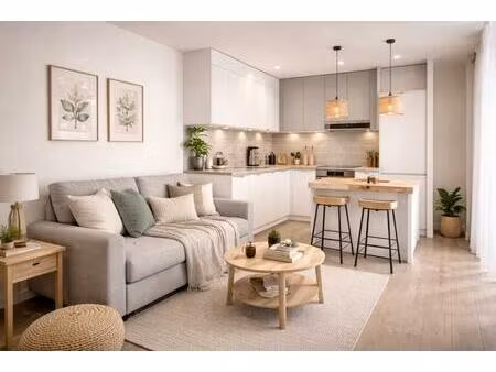 rare sur le secteur ! 2 pieces neuf 45 m² + balcon 10 m² expo ouest proche rer a