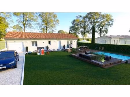 terrain avec maison neuve à vendre