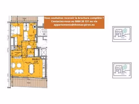 appartement à vendre à rue des bonnes villes 44 liège (vbd74327)