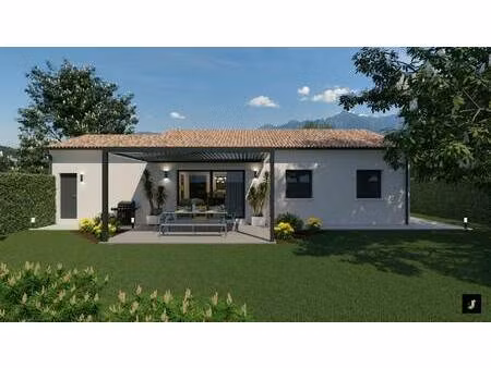 terrain avec maison neuve à vendre