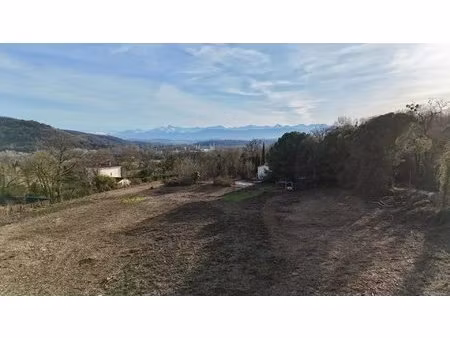 terrain à vendre de 1412m2 avec vue sur les pyrénées