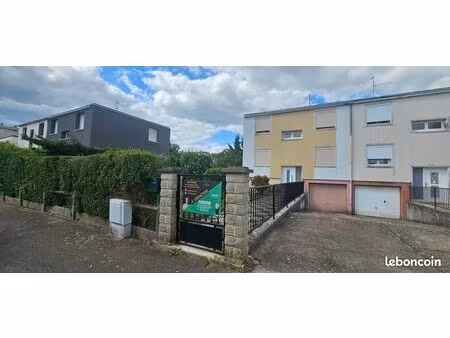 maison mitoyenne de 137 m² total avec 4 chambres et garage à guénange (f-57)