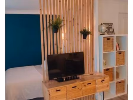 studio meublé au mois■studio meublé 25m2 rdc côté parking ■résidence bleu marine ■580 char