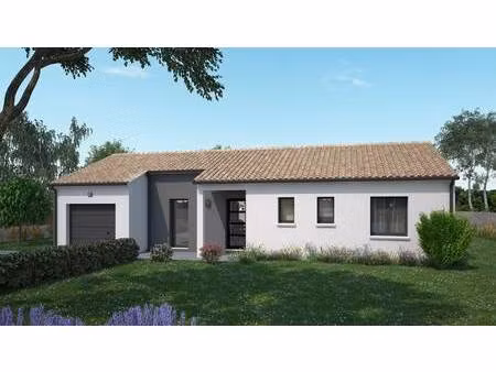 terrain avec maison neuve à vendre