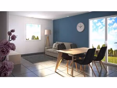 terrain avec maison neuve à vendre