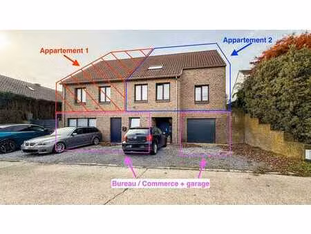 superbe opportunité : 2 lots avec garage et jardin