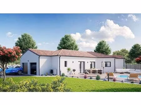 terrain avec maison neuve à vendre