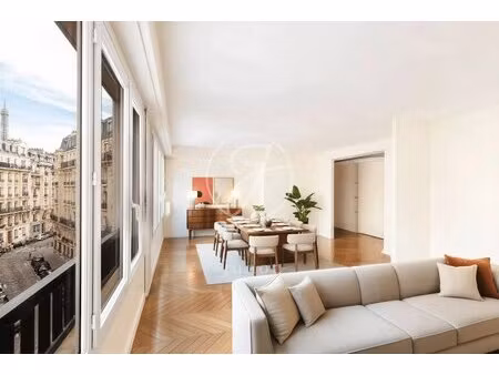 paris 16e - passy - appartement à vendre - 4 pièces - 94 48m² carrez - 2 chambres.