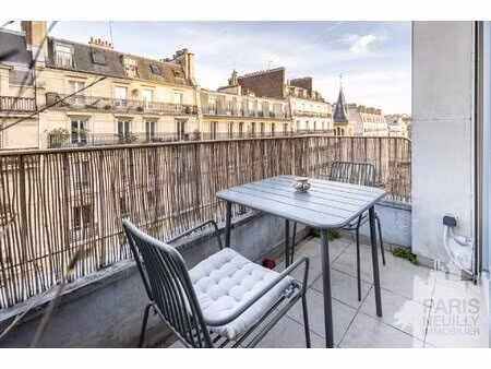 paris 17 eme - metro wagram - 4 pieces + balcon + poss park en loc