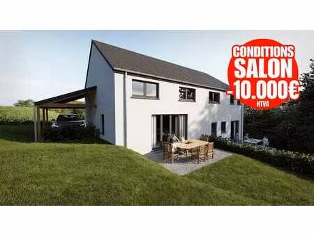 ? maison familiale neuve 3 façades à thiaumont (attert)