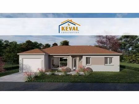 terrain avec maison neuve à vendre