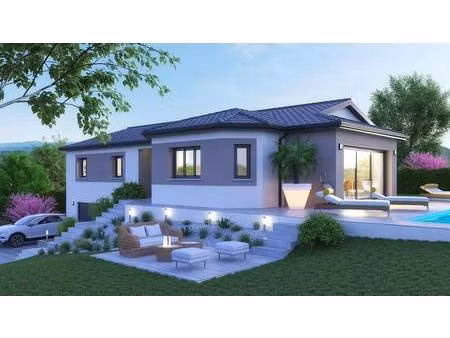 terrain avec maison neuve à vendre