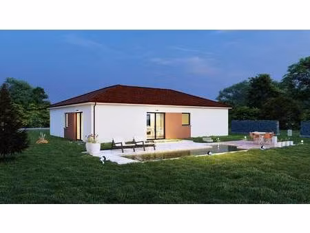 terrain avec maison neuve à vendre