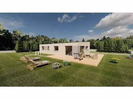 terrain avec maison neuve à vendre