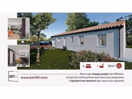 terrain avec maison neuve à vendre