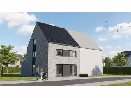 nieuw te bouwen halfopen bebouwing te waarschoot