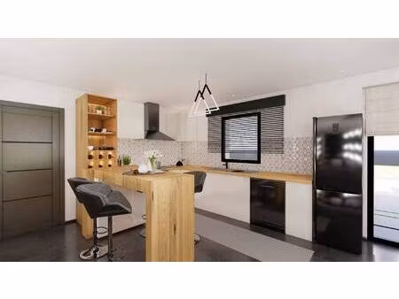 terrain avec maison neuve à vendre