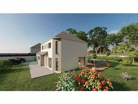 terrain avec maison neuve à vendre