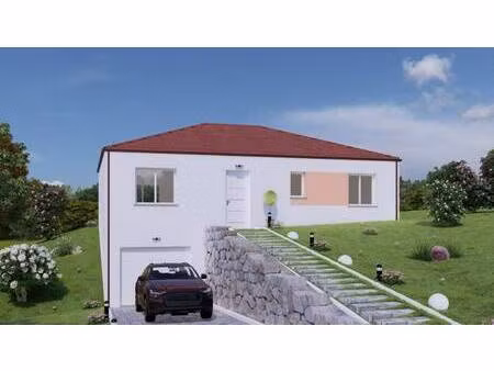 terrain avec maison neuve à vendre