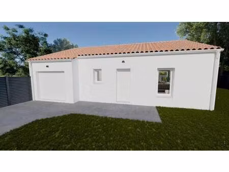 terrain avec maison neuve à vendre