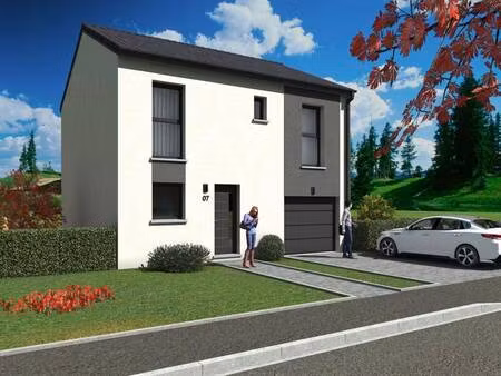 terrain avec maison neuve à vendre